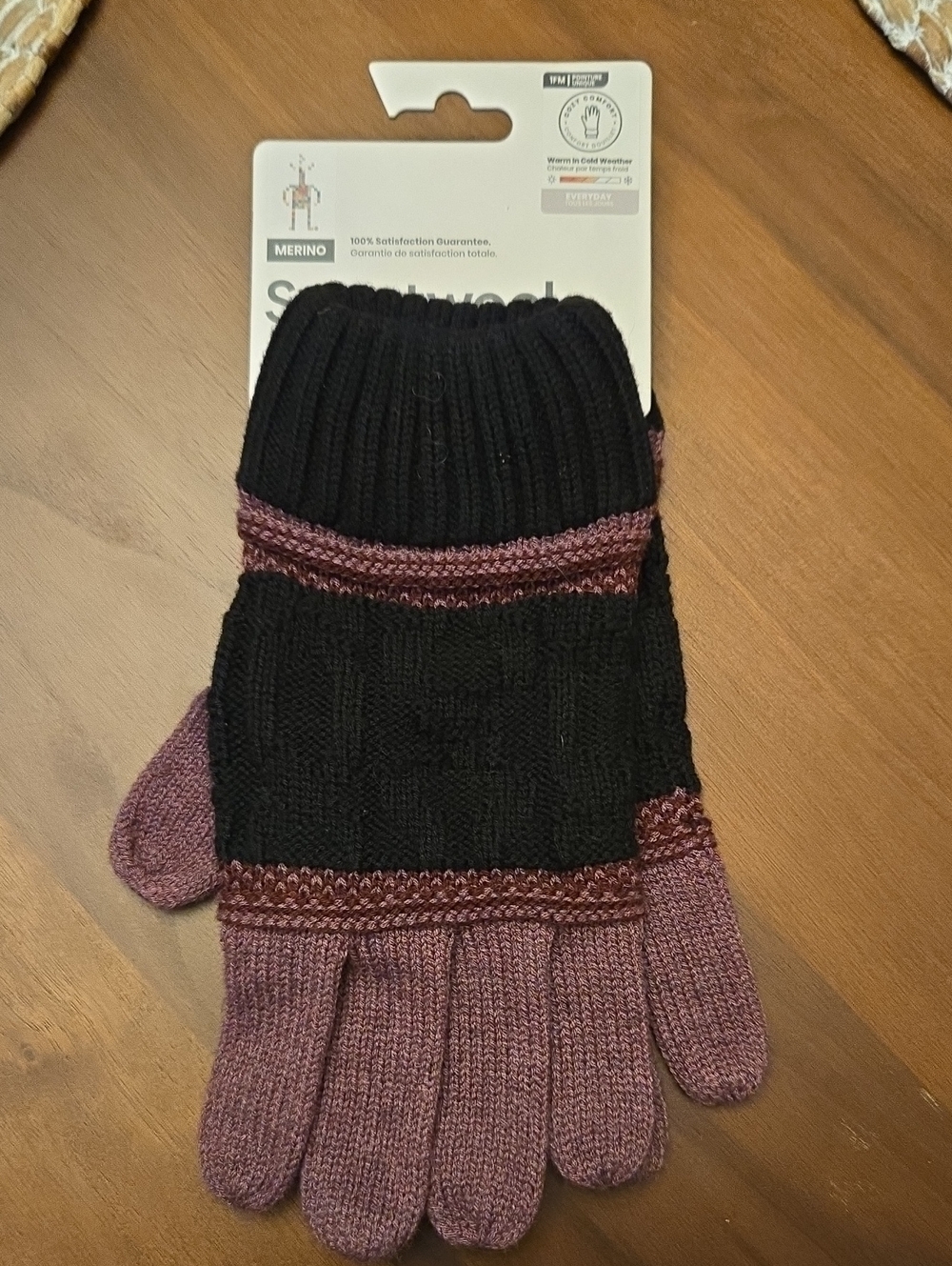 NWT Smartwool Popcorn Cable Gloves